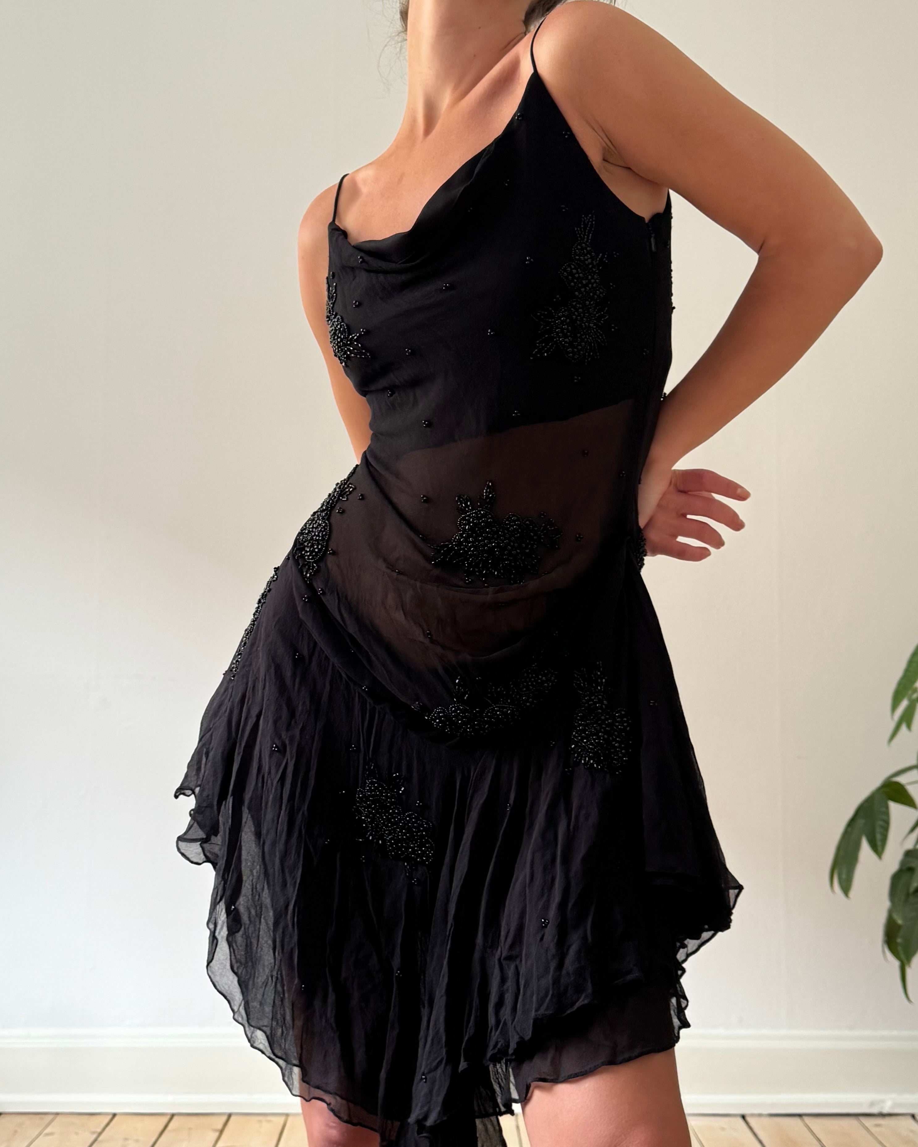 90s sheer silk