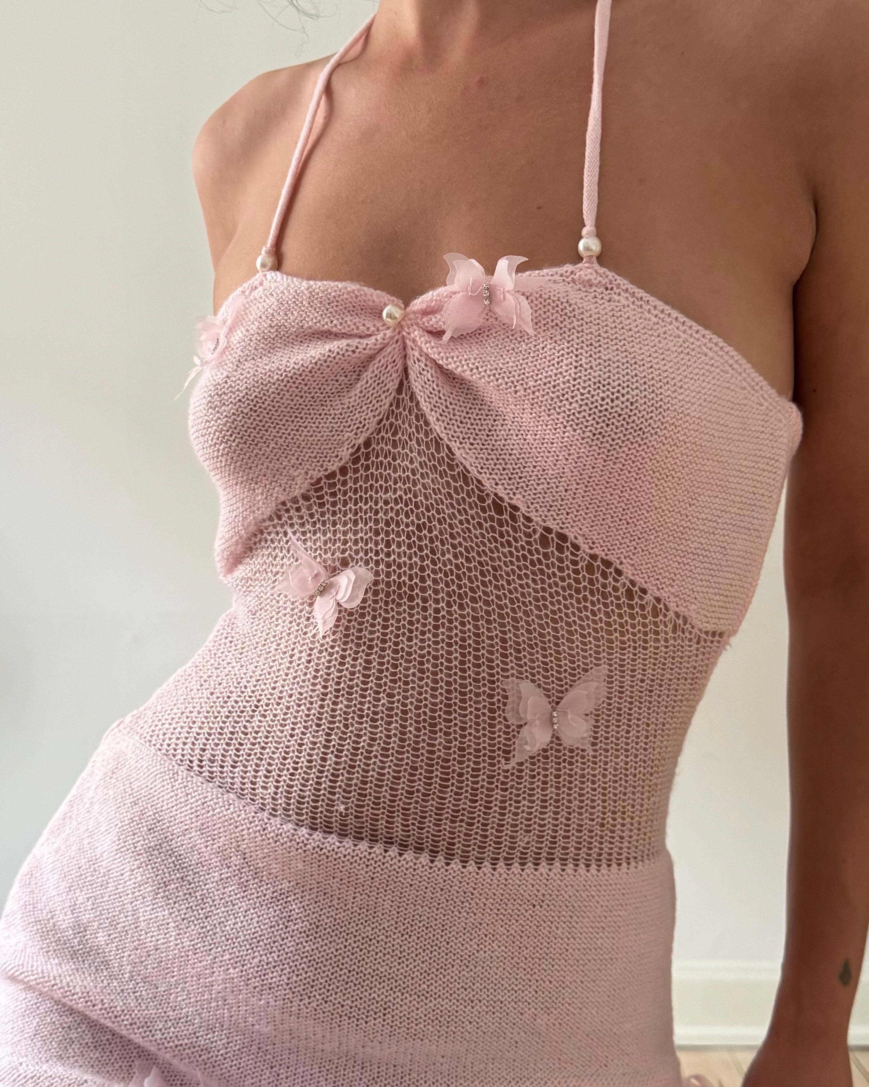 Knit butterflies