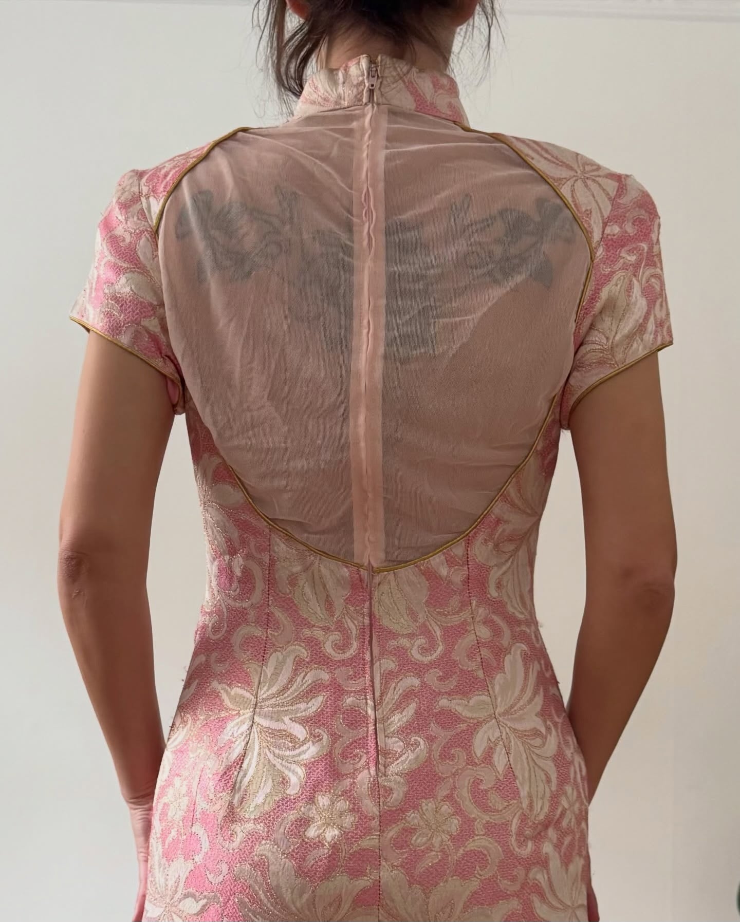 Pink cheongsam
