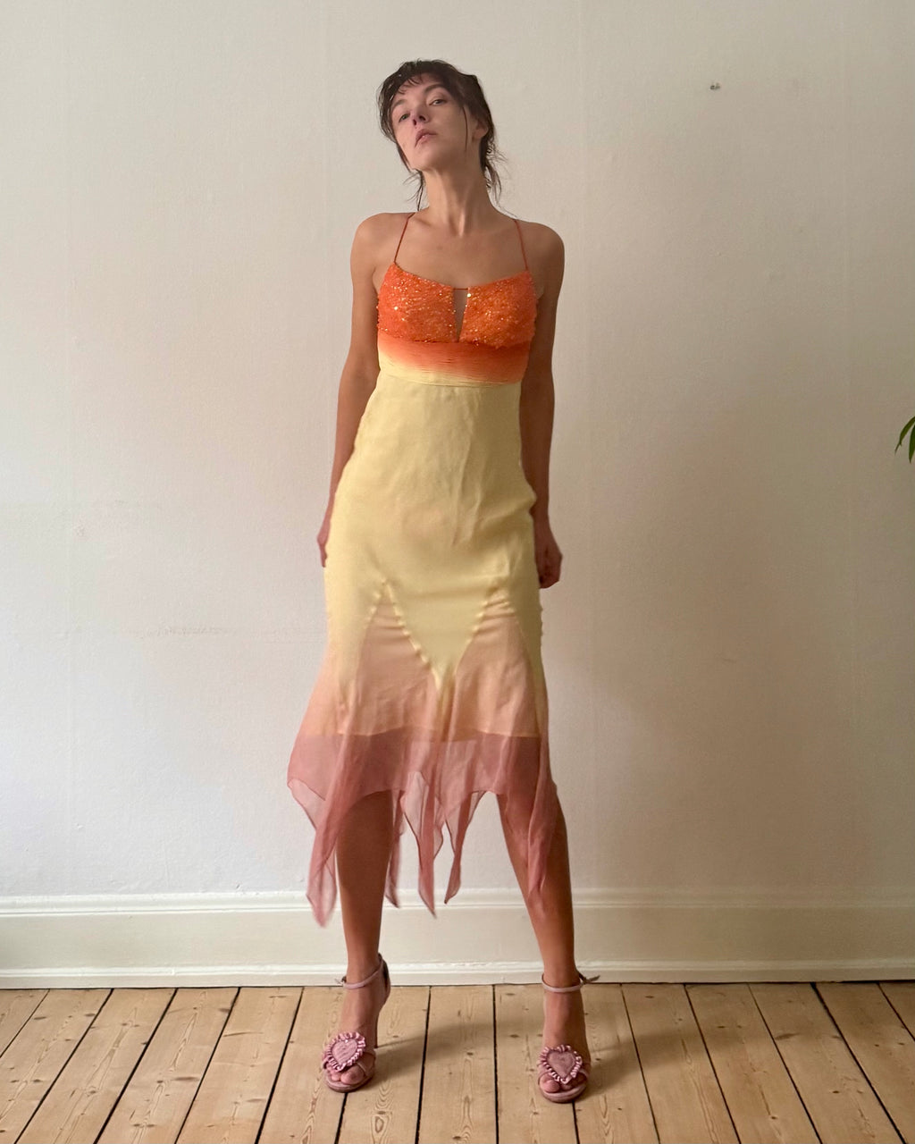 1990s sunset dress