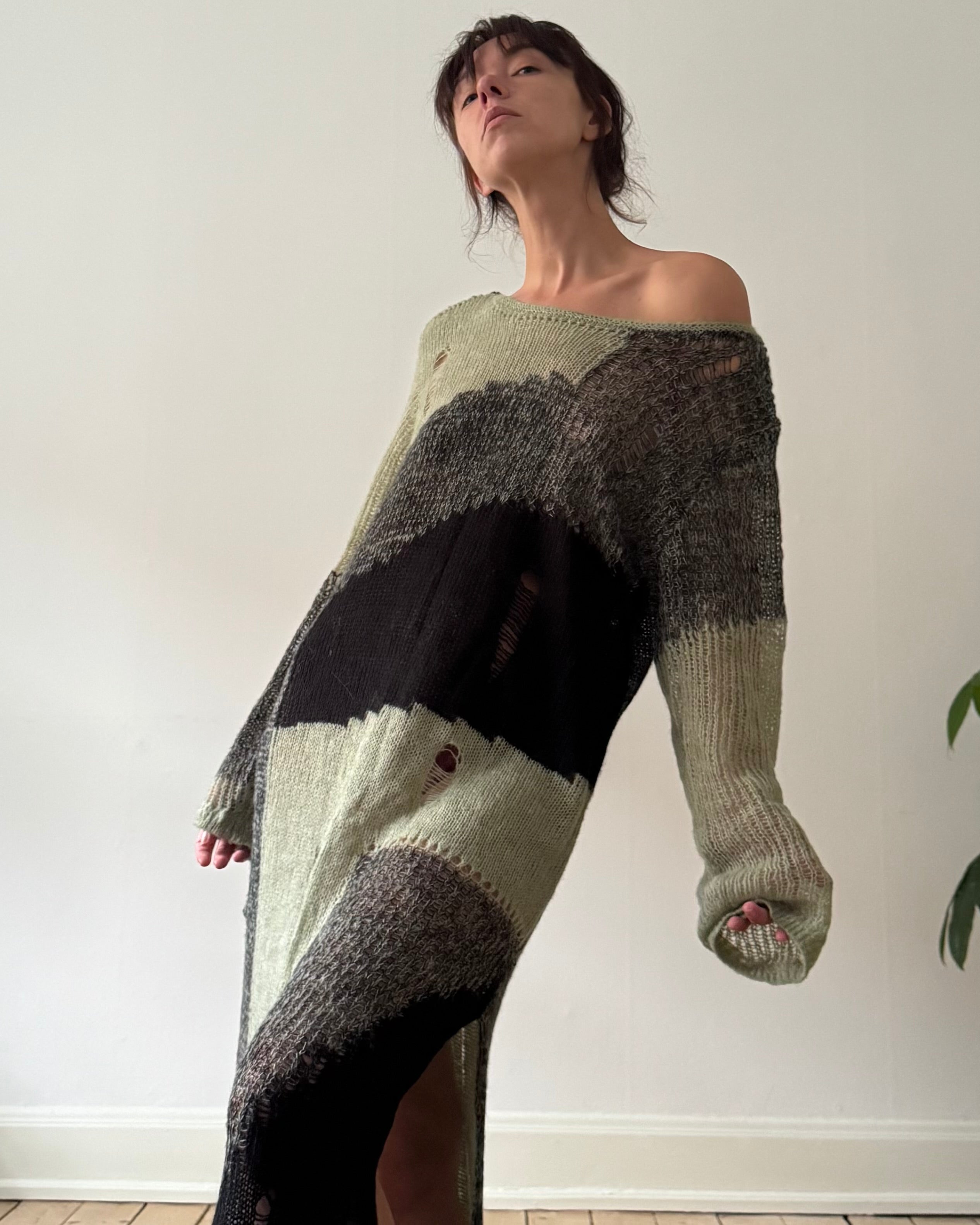Knitted green