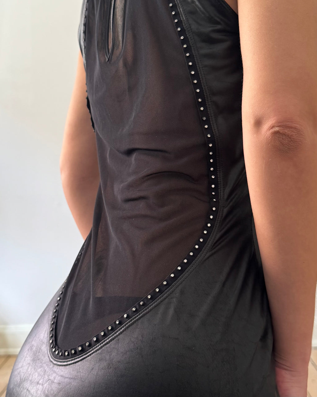 Leather sheer