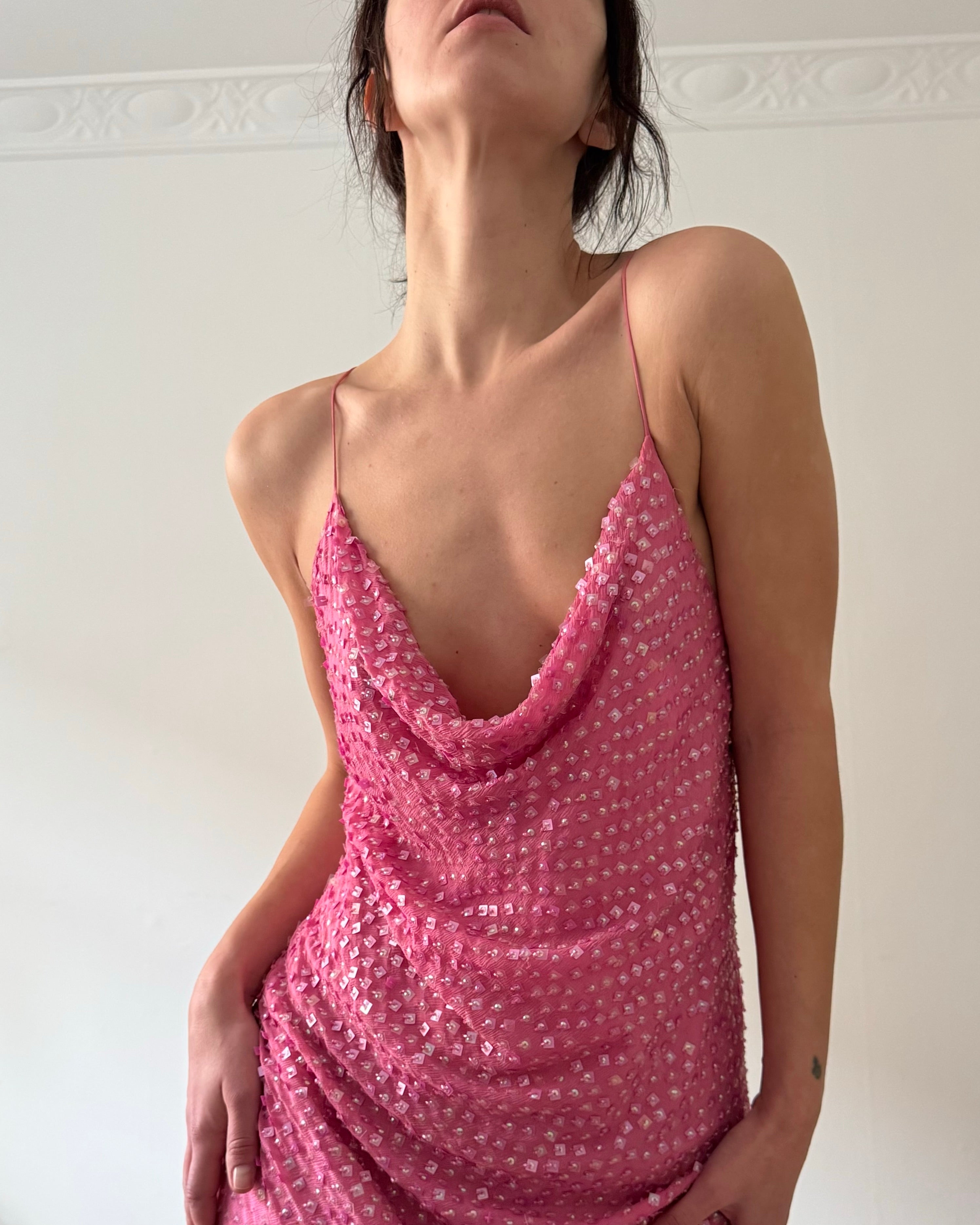 Femme pink silk