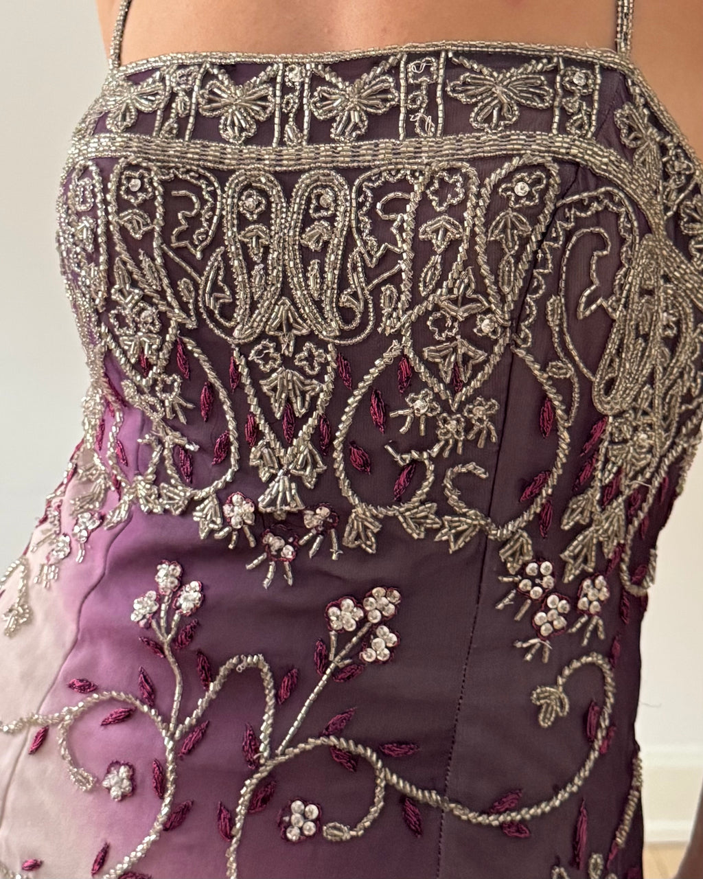 1990s Ombré silk