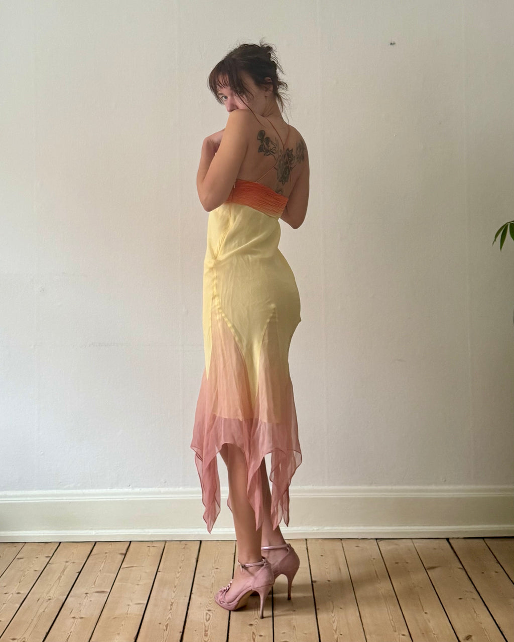 1990s sunset dress