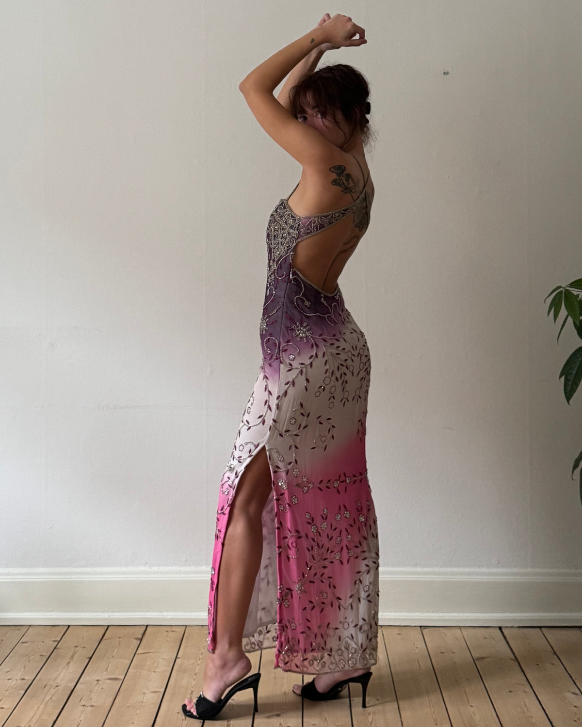 1990s Ombré silk