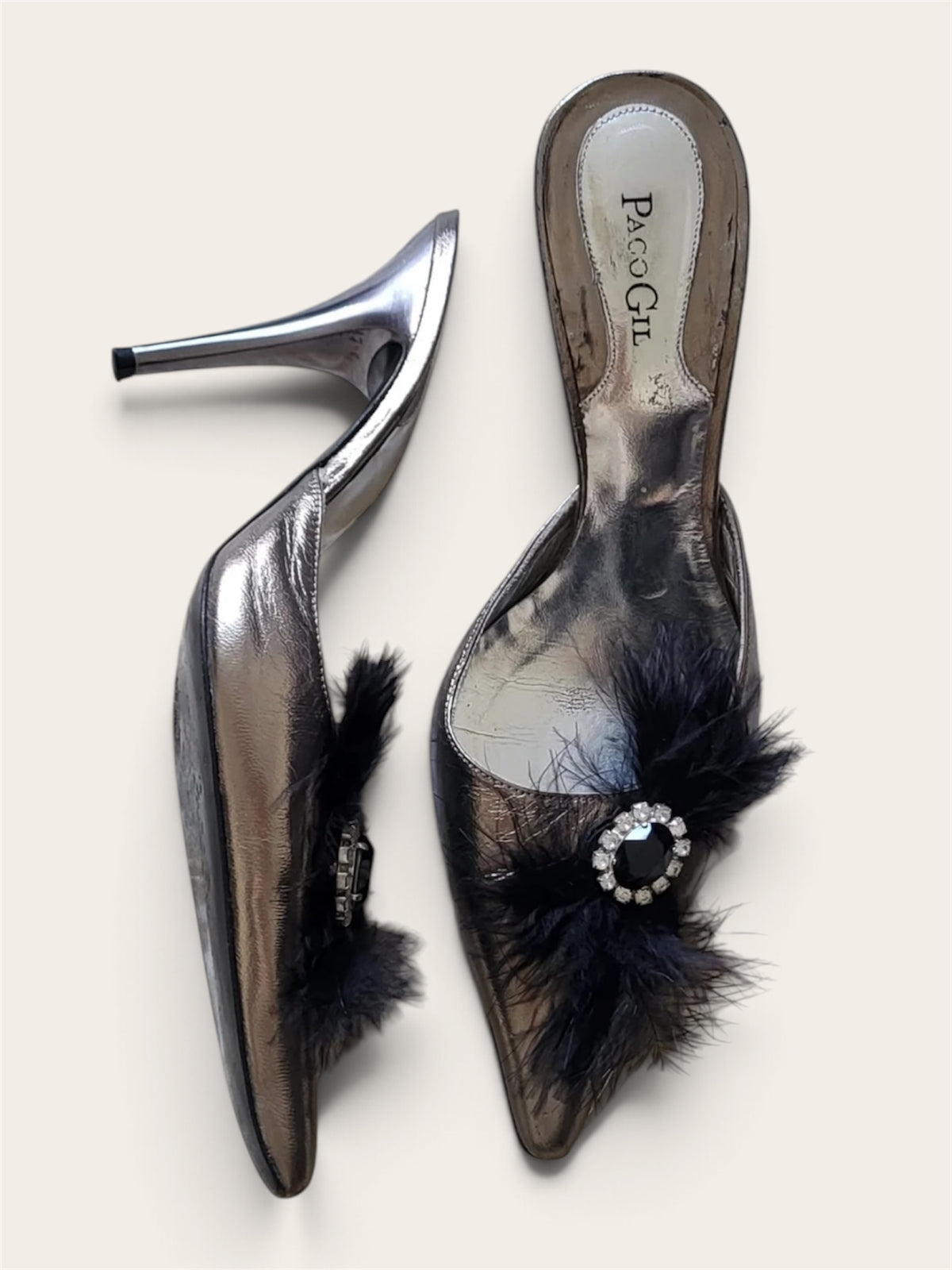 Feather mules. Size 37.5