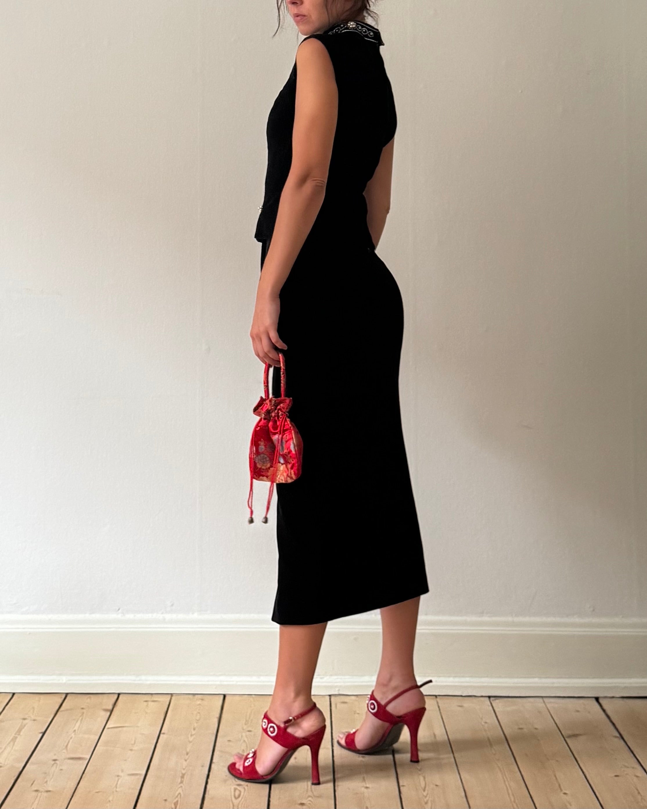 Chinese velour set