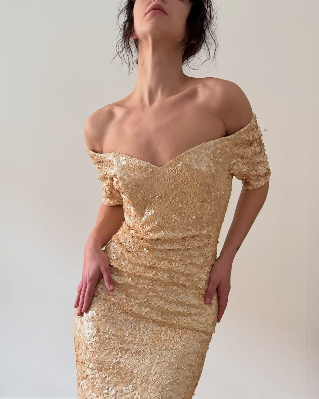 Sequins snake skin