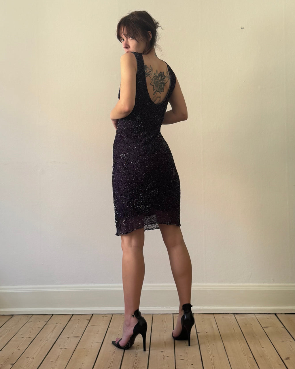 Deep purple silk