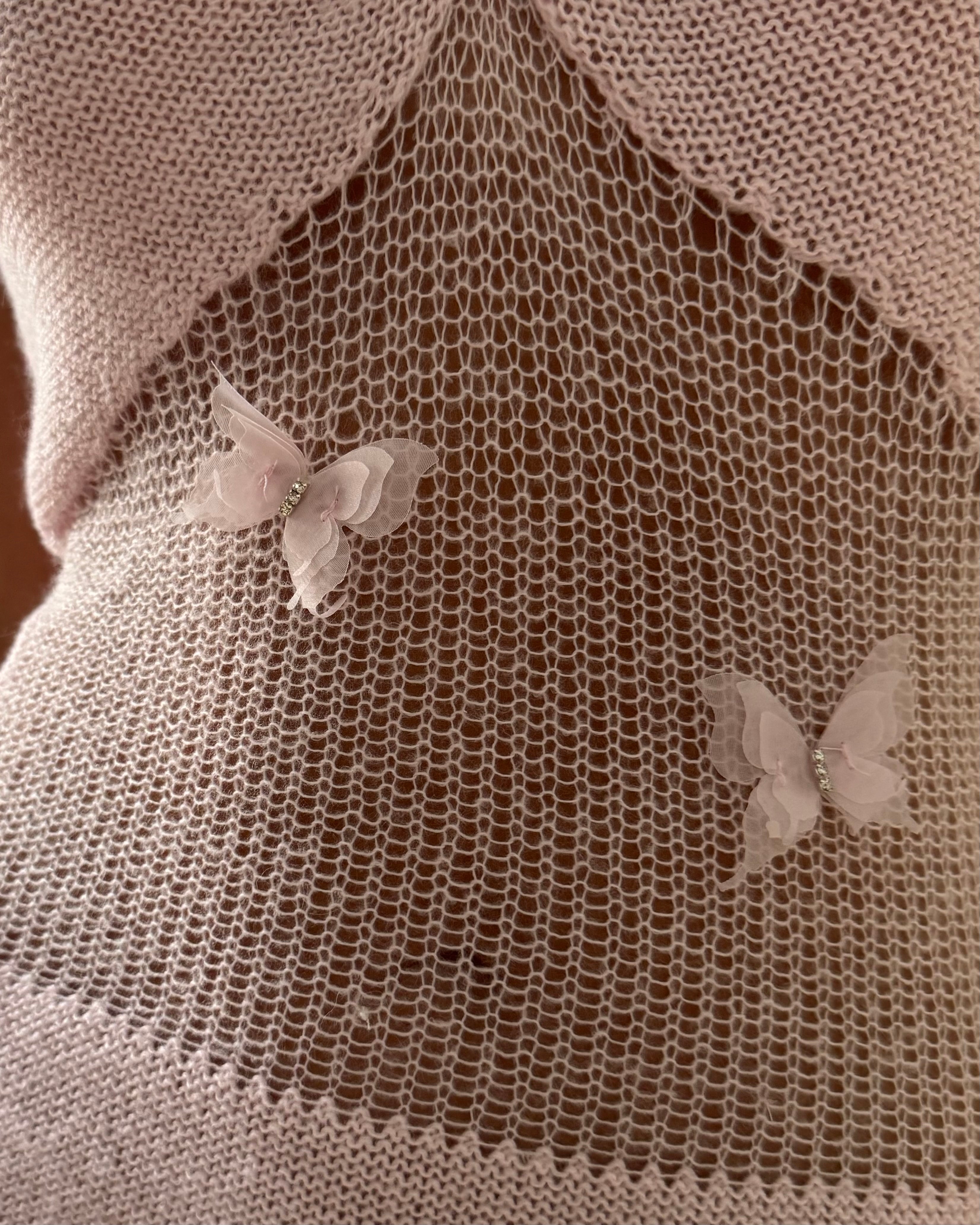 Knit butterflies