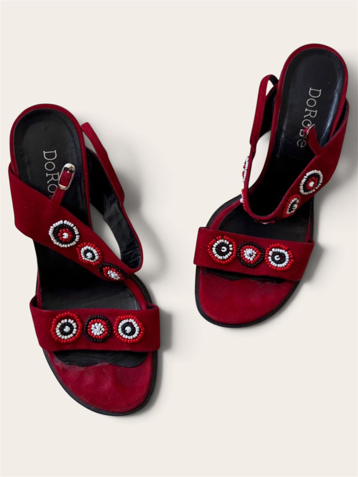 1990s Summer leather. Size 39