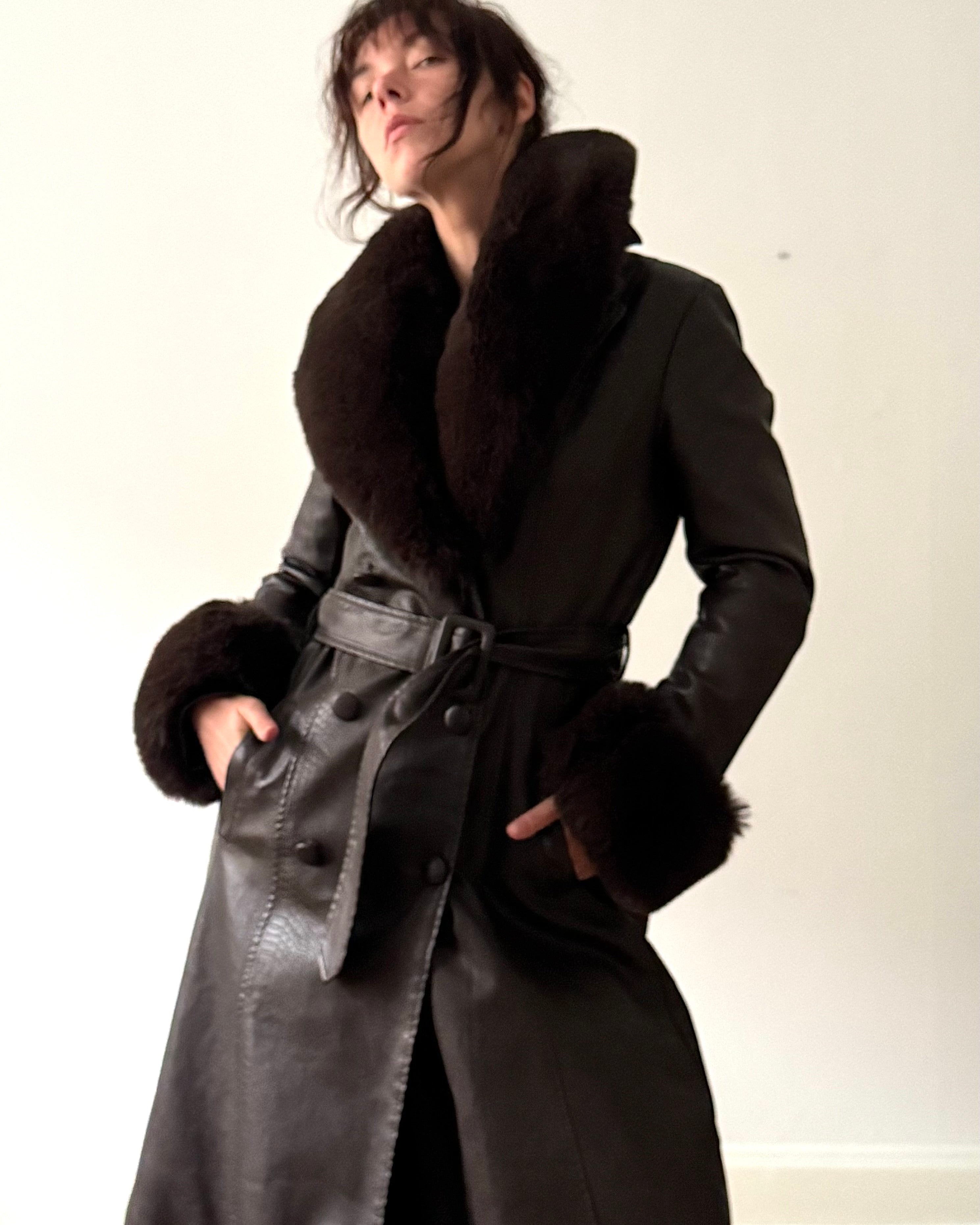 Snake skin coat