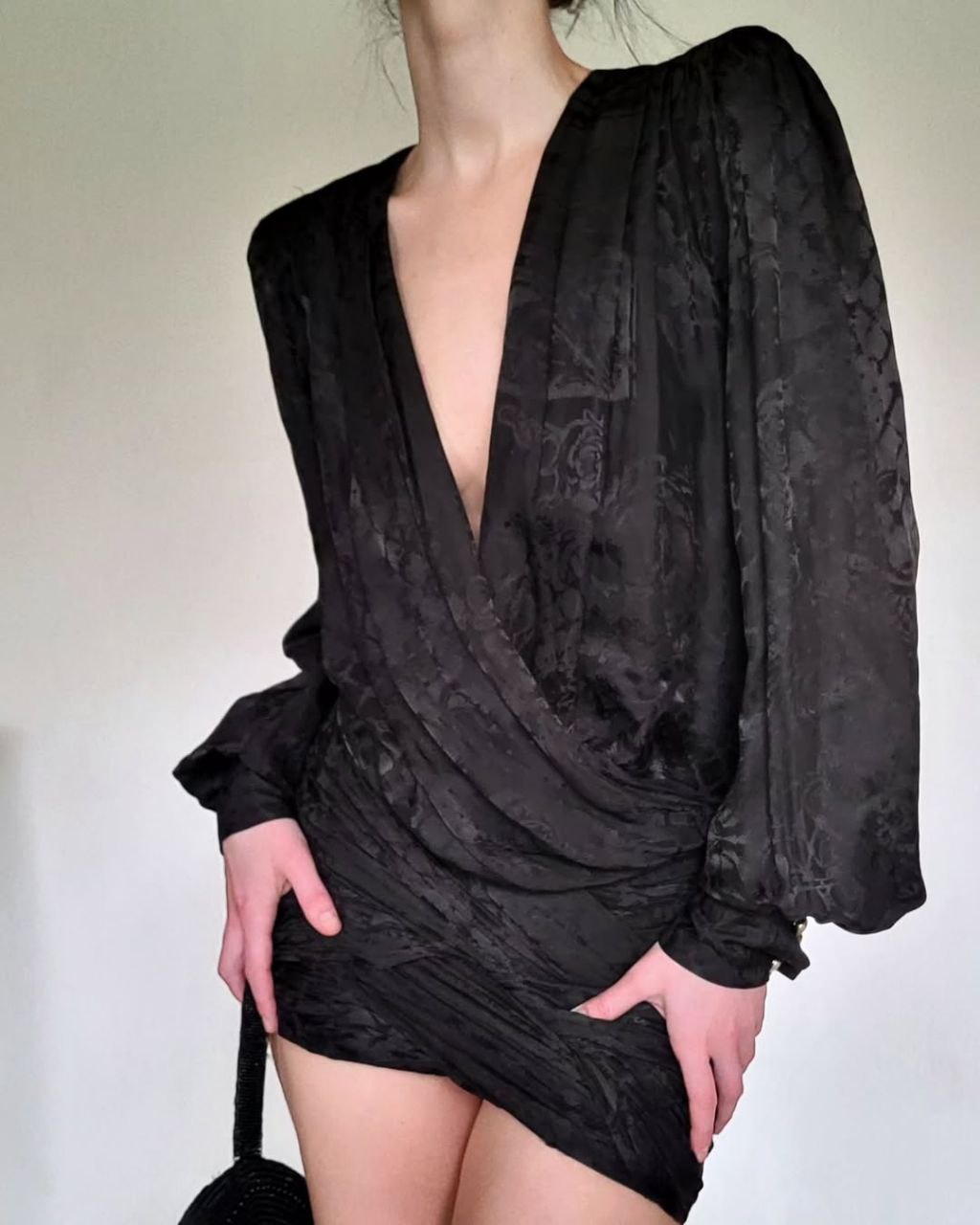 Chic silk mini