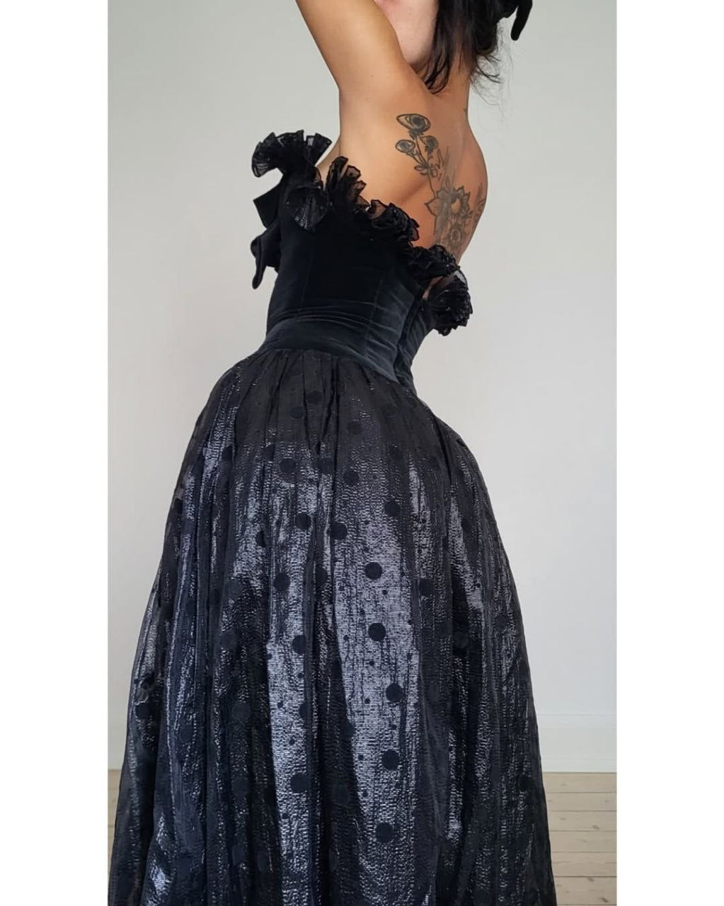 80s corsage dress