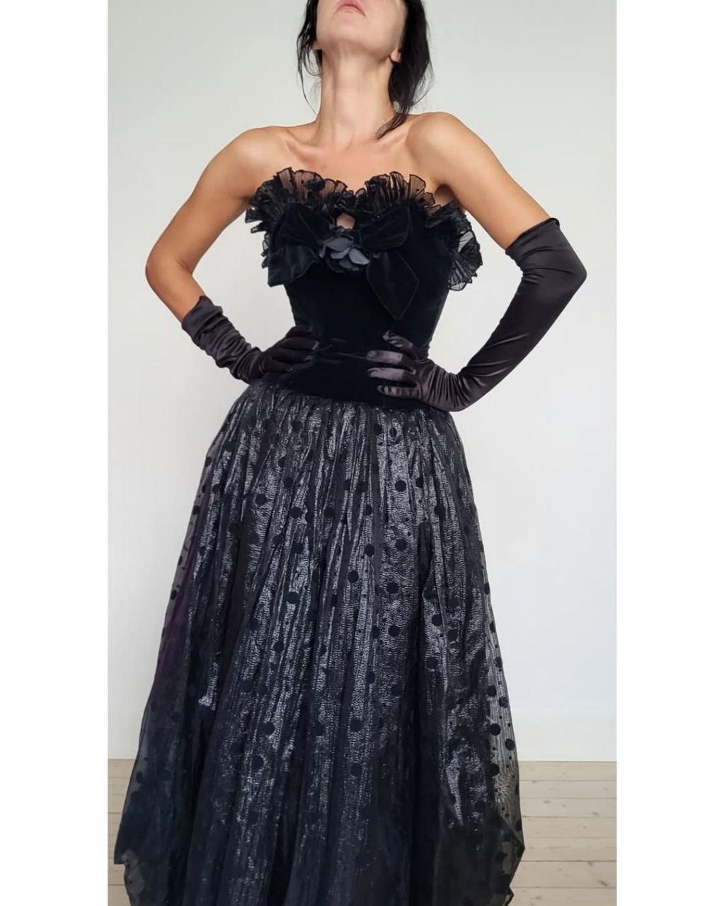 80s corsage dress