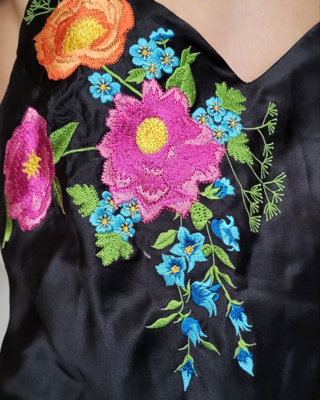 90s silk maxi