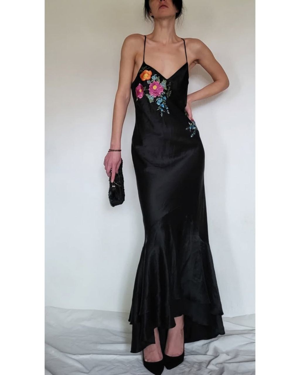 90s silk maxi