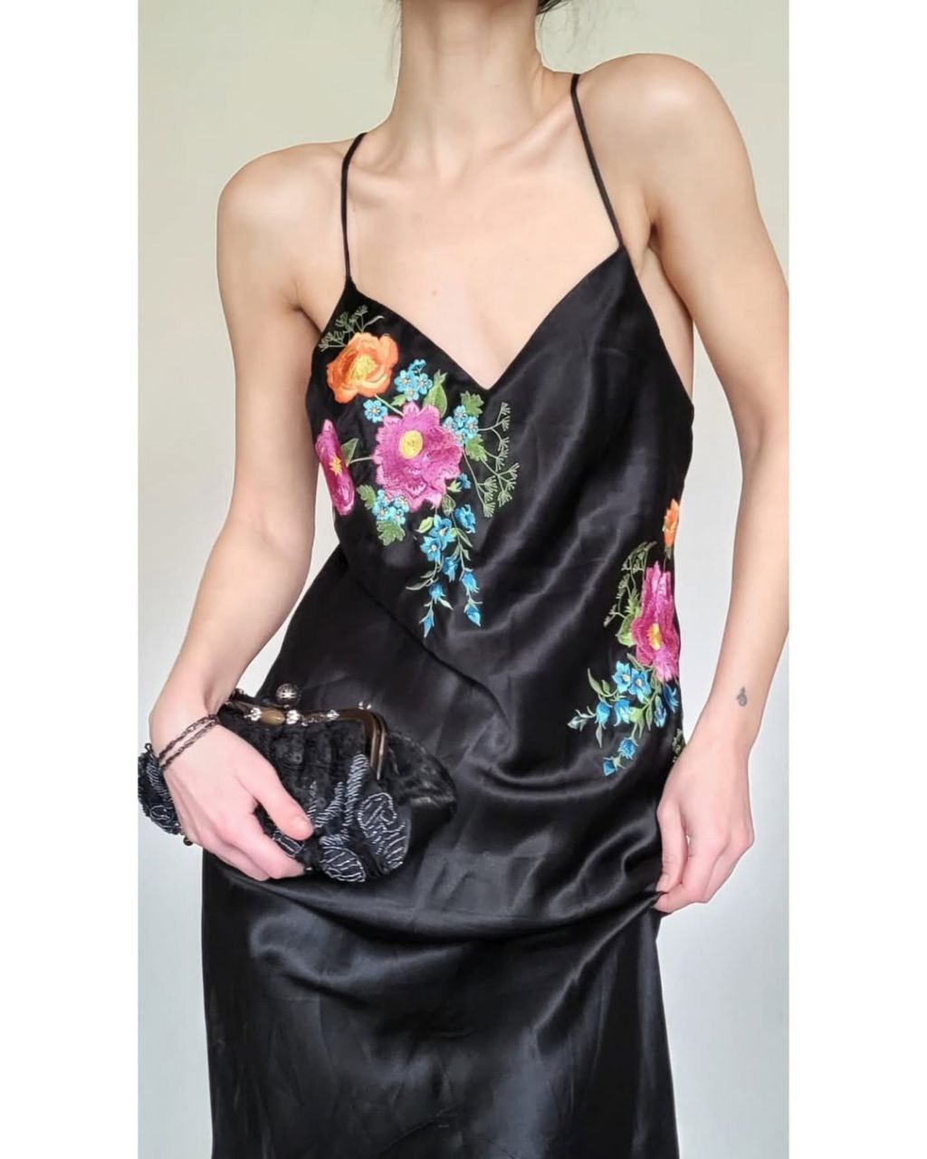 90s silk maxi