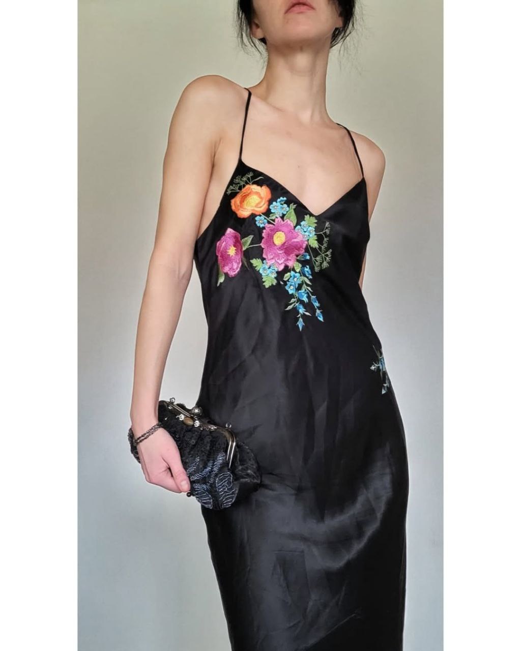 90s silk maxi