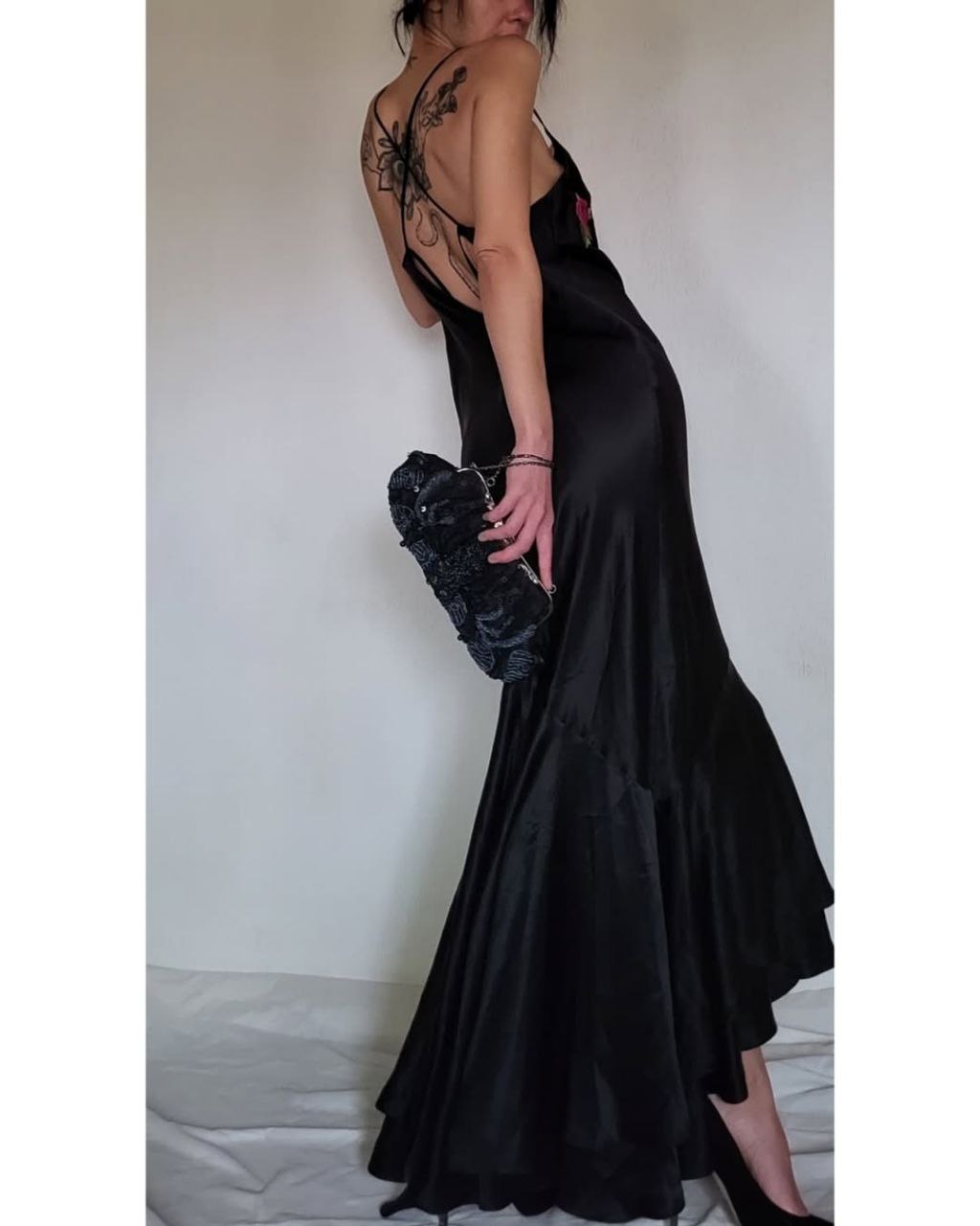 90s silk maxi