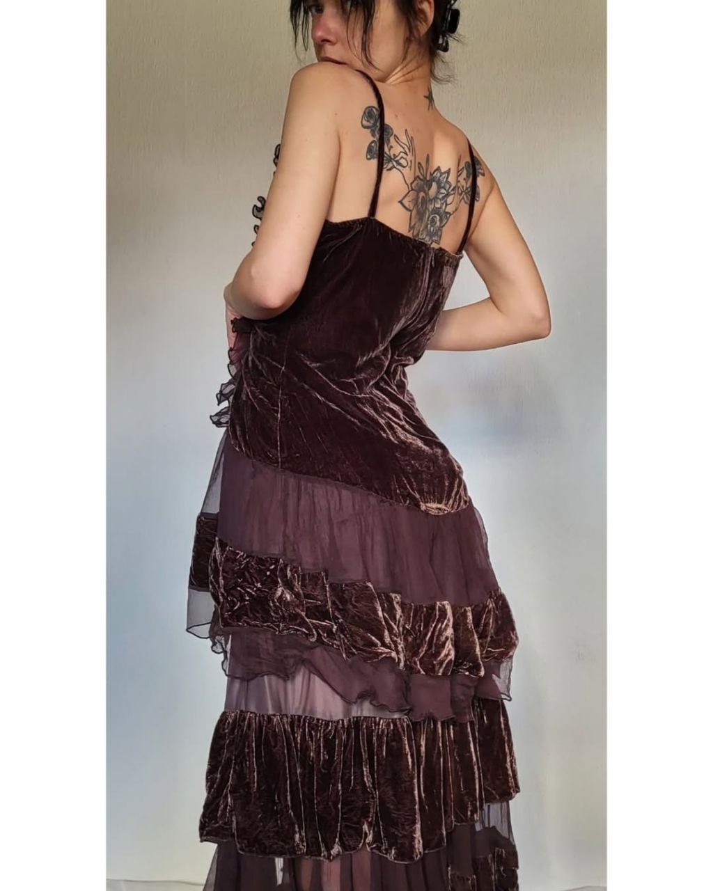 French brown silk