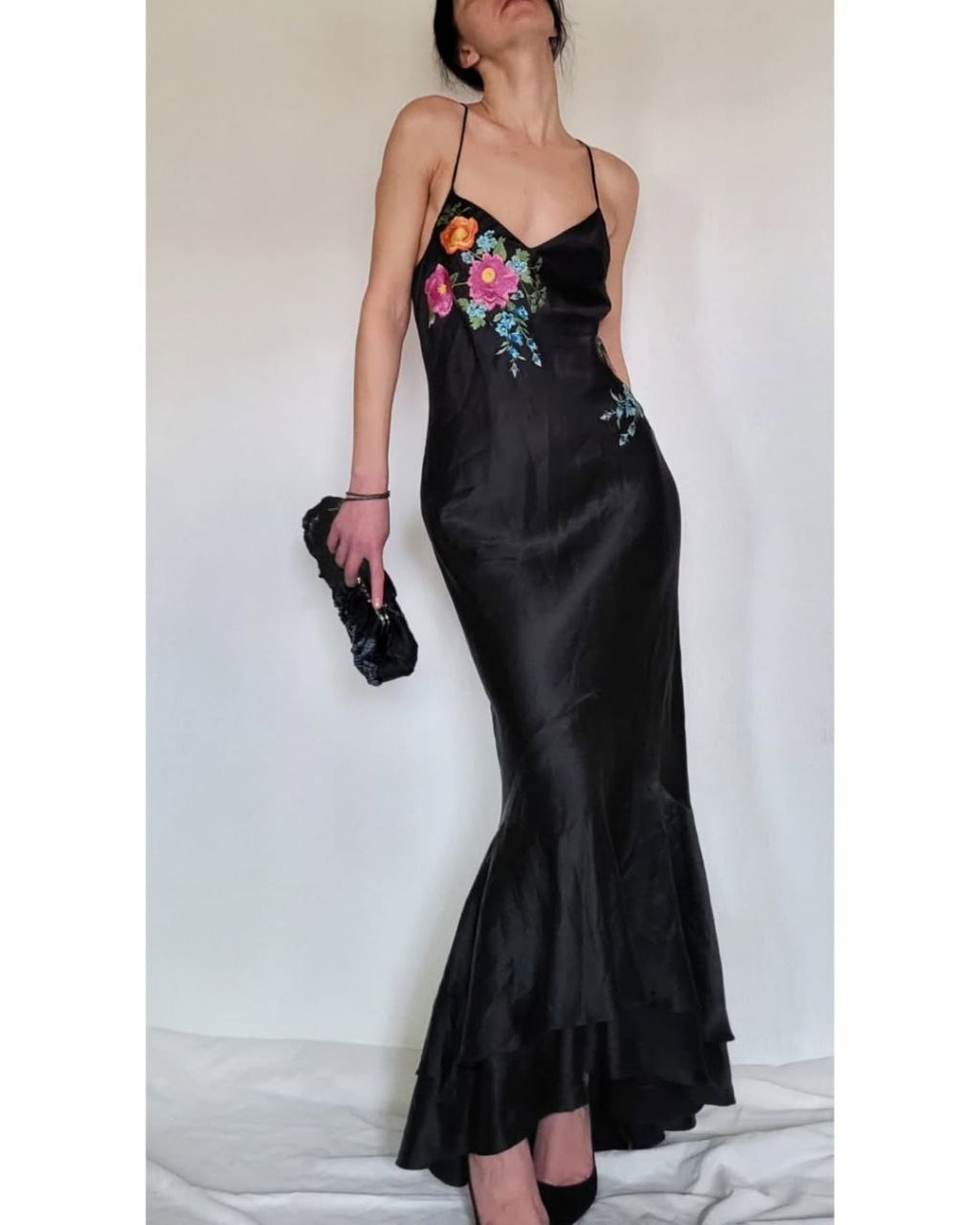 90s silk maxi