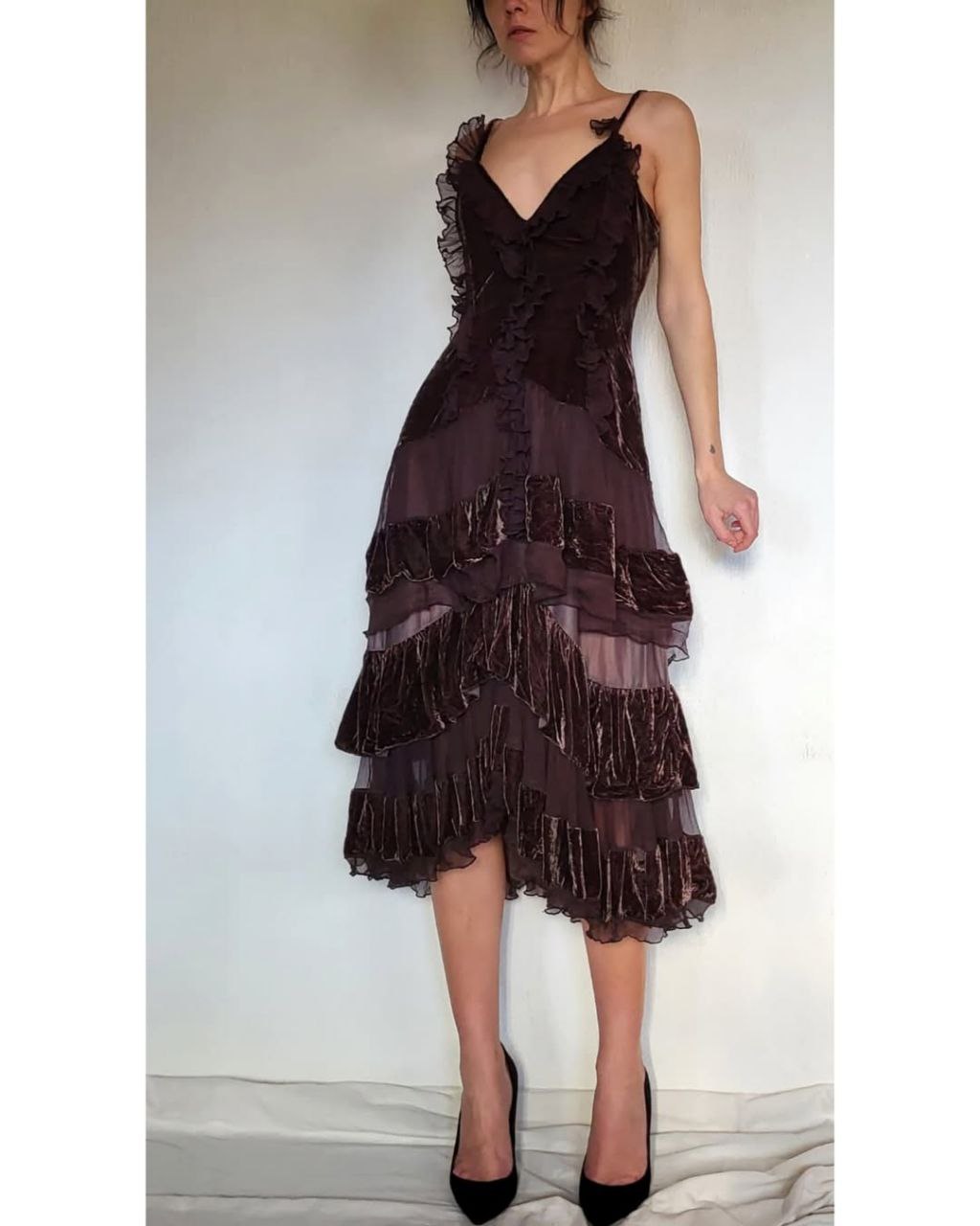 French brown silk