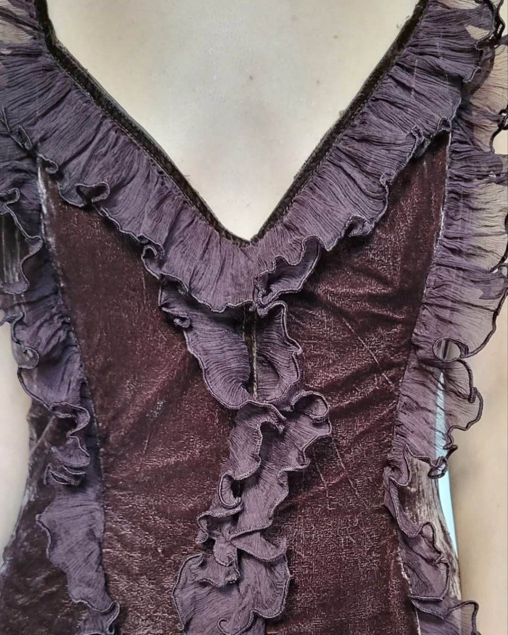 French brown silk