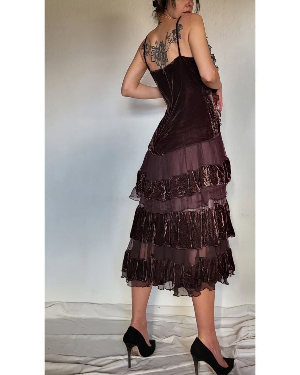 French brown silk