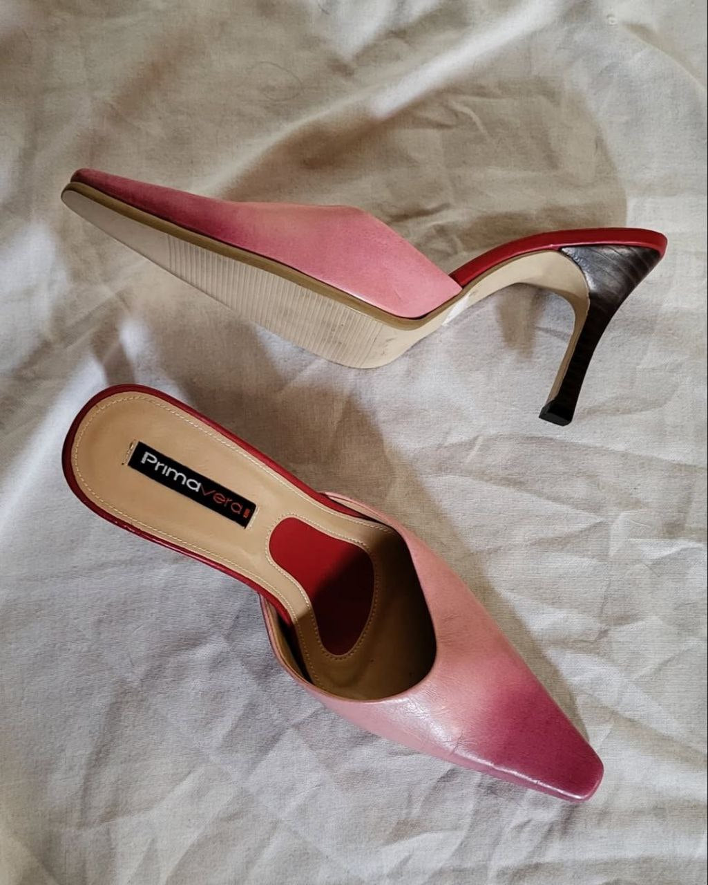 Pink mules. Size 37