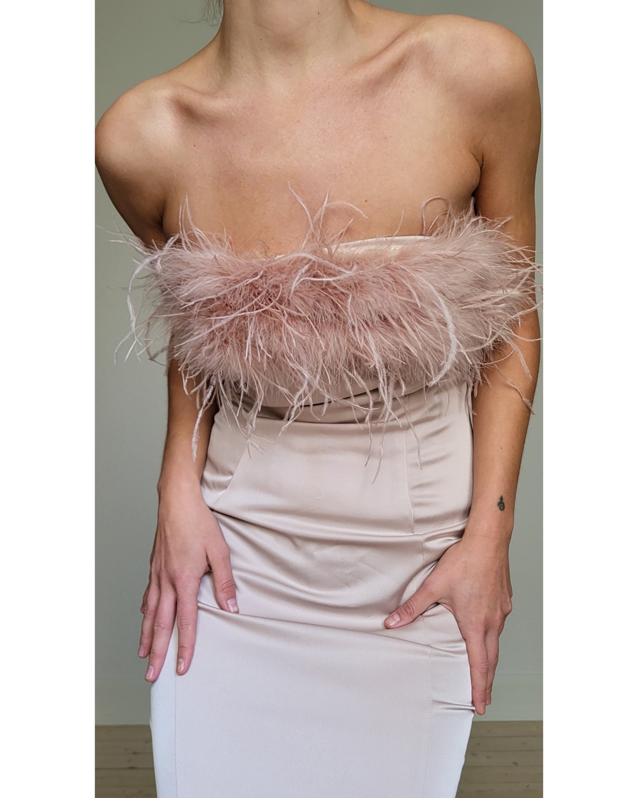 Pale pink feathers