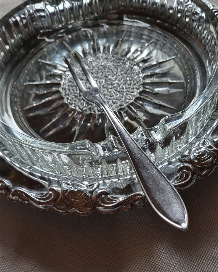 Vintage shrimps dish