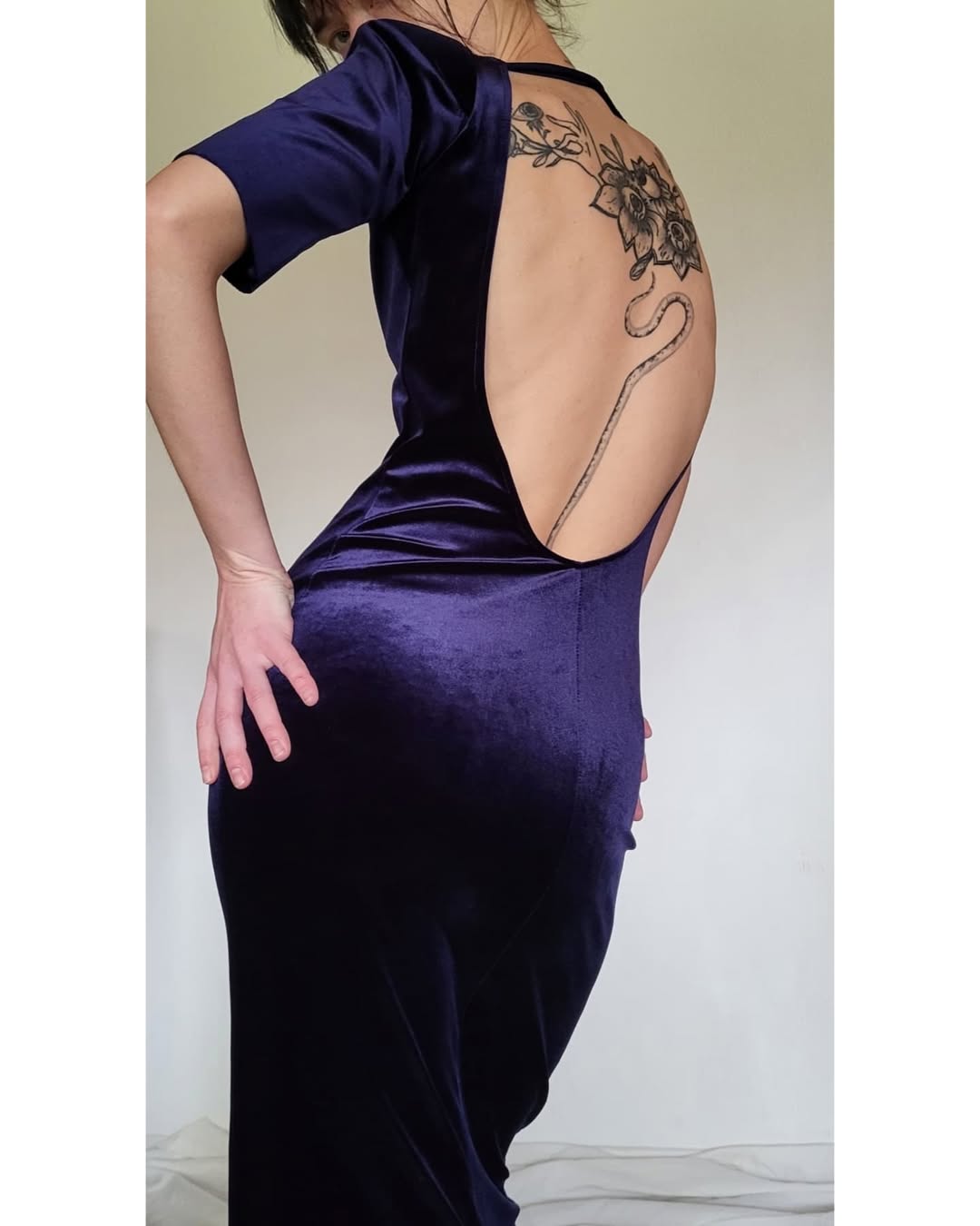 Blue velour