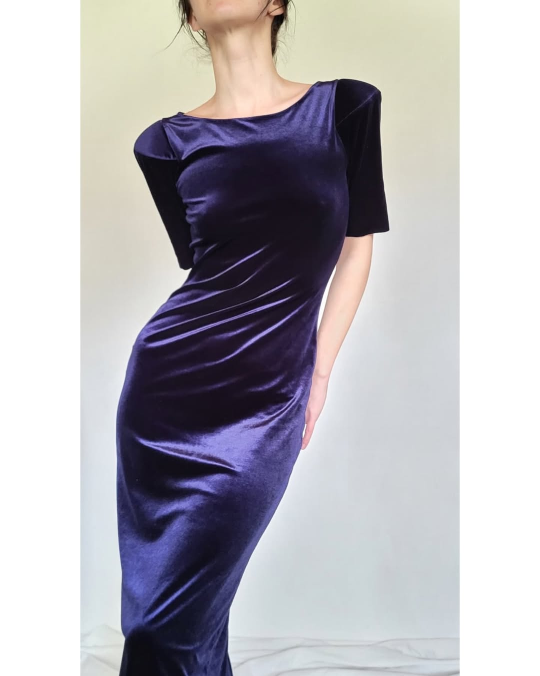 Blue velour