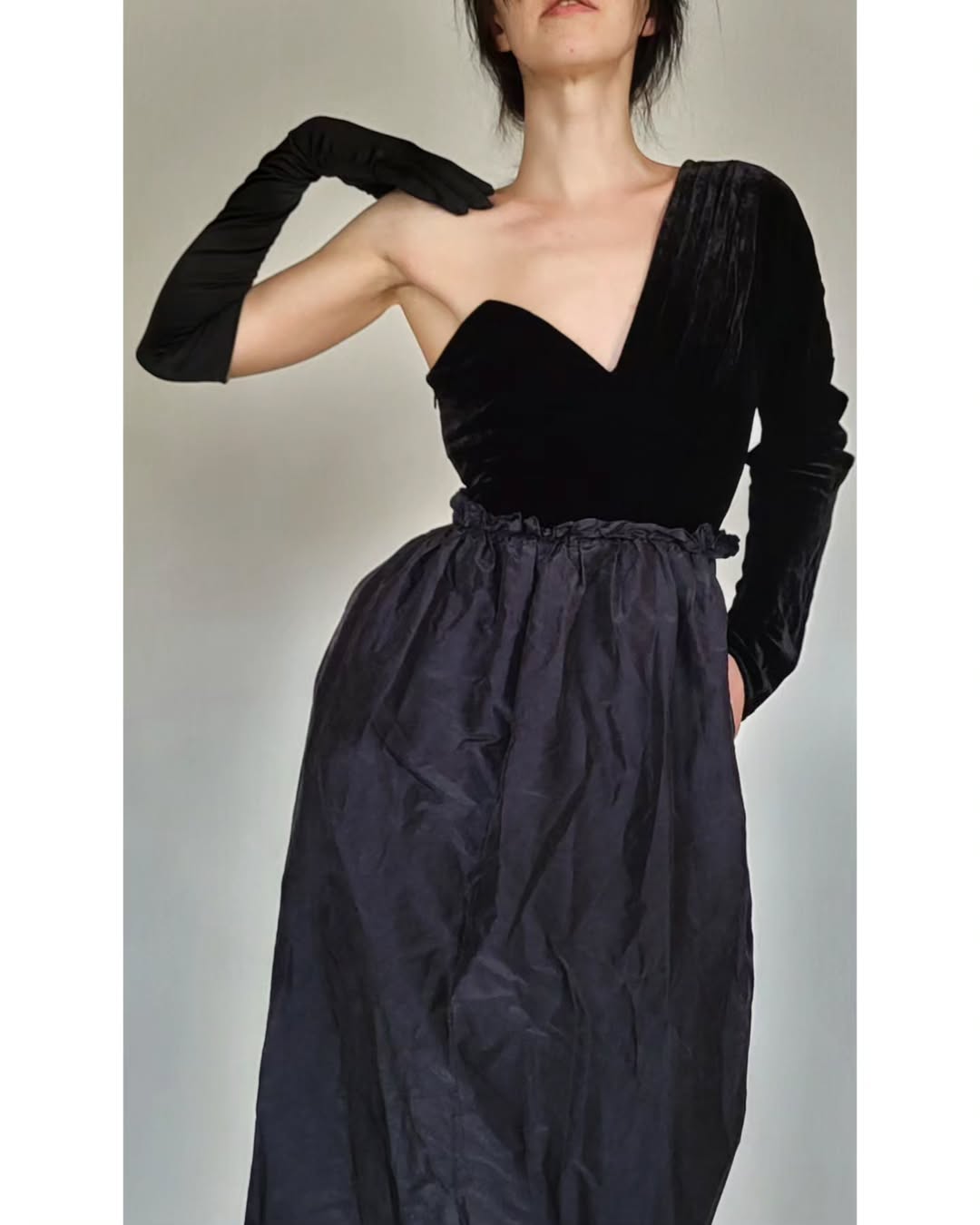 Asymmetric silk