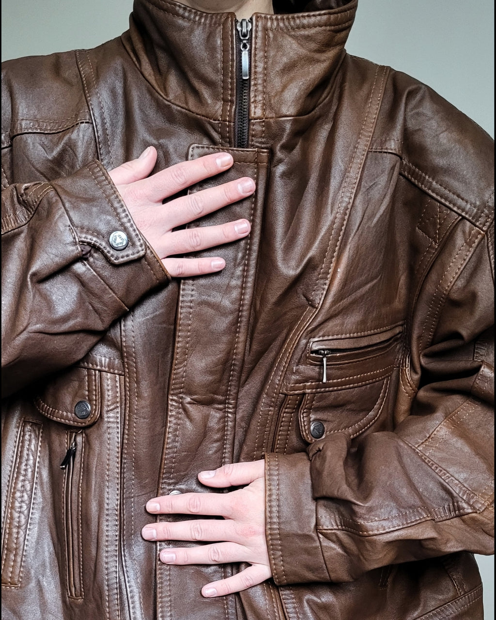 Vintage leather jacket
