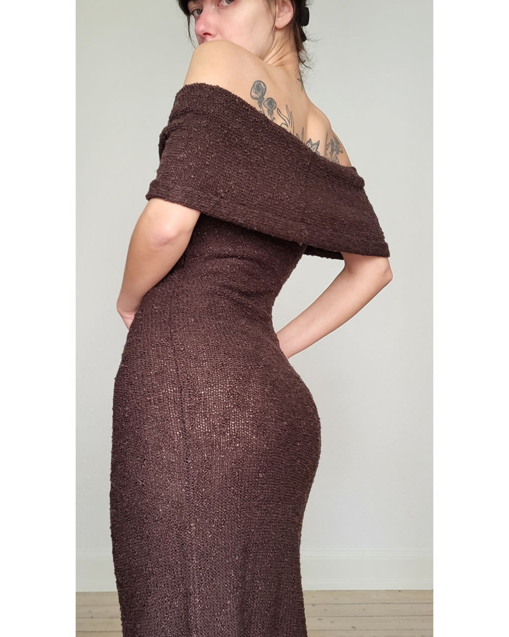 Knitted brown