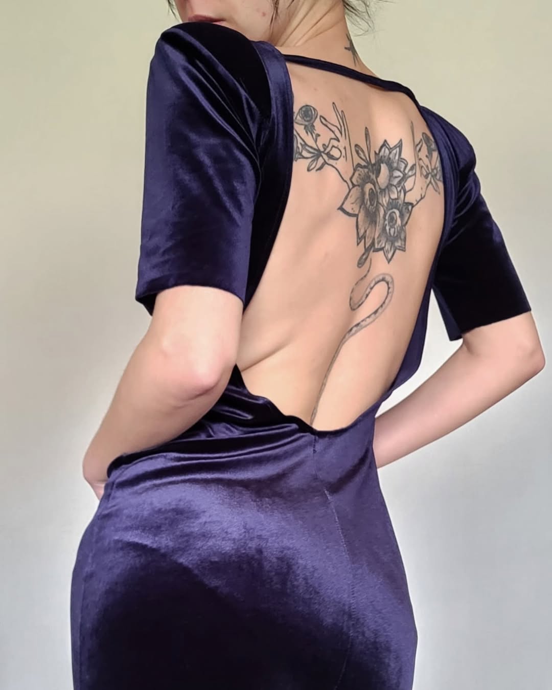 Blue velour
