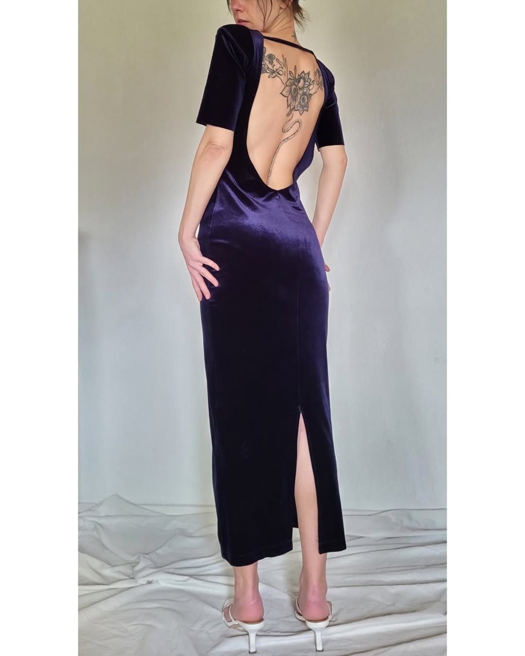 Blue velour
