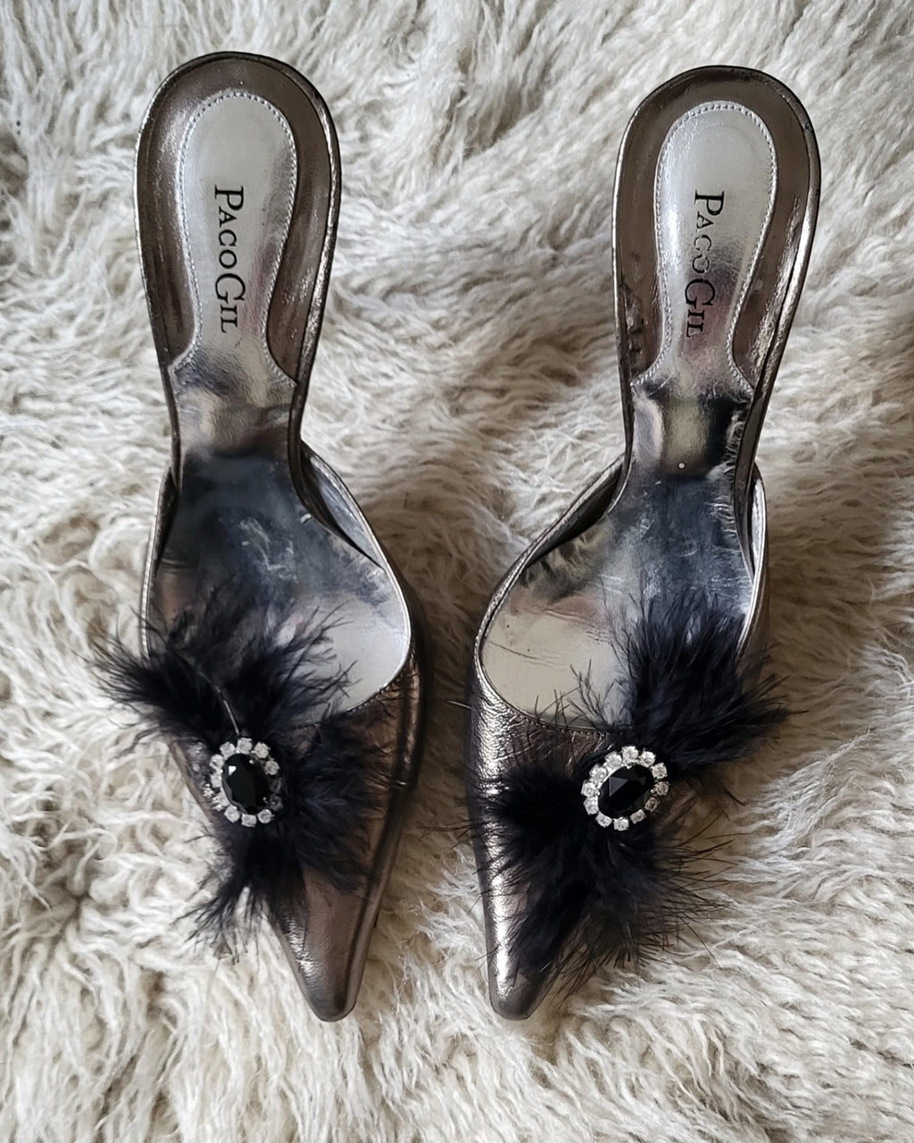 Feather mules. Size 37.5