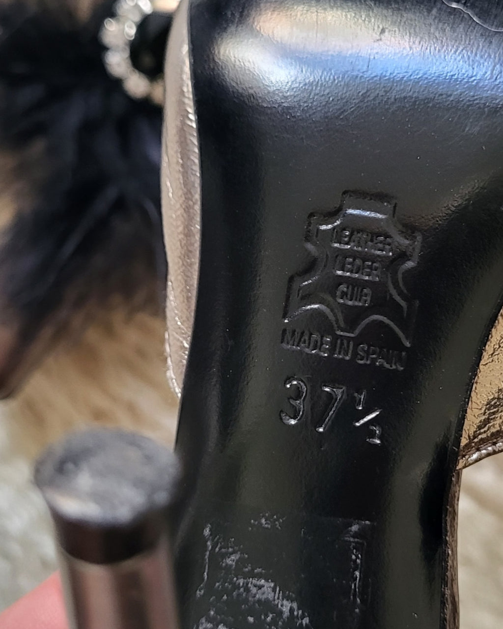 Feather mules. Size 37.5