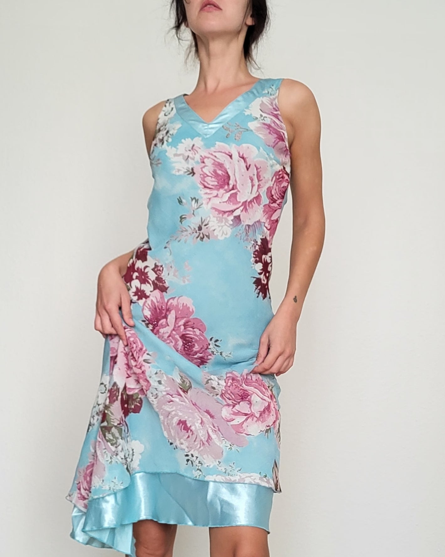 Floral blue