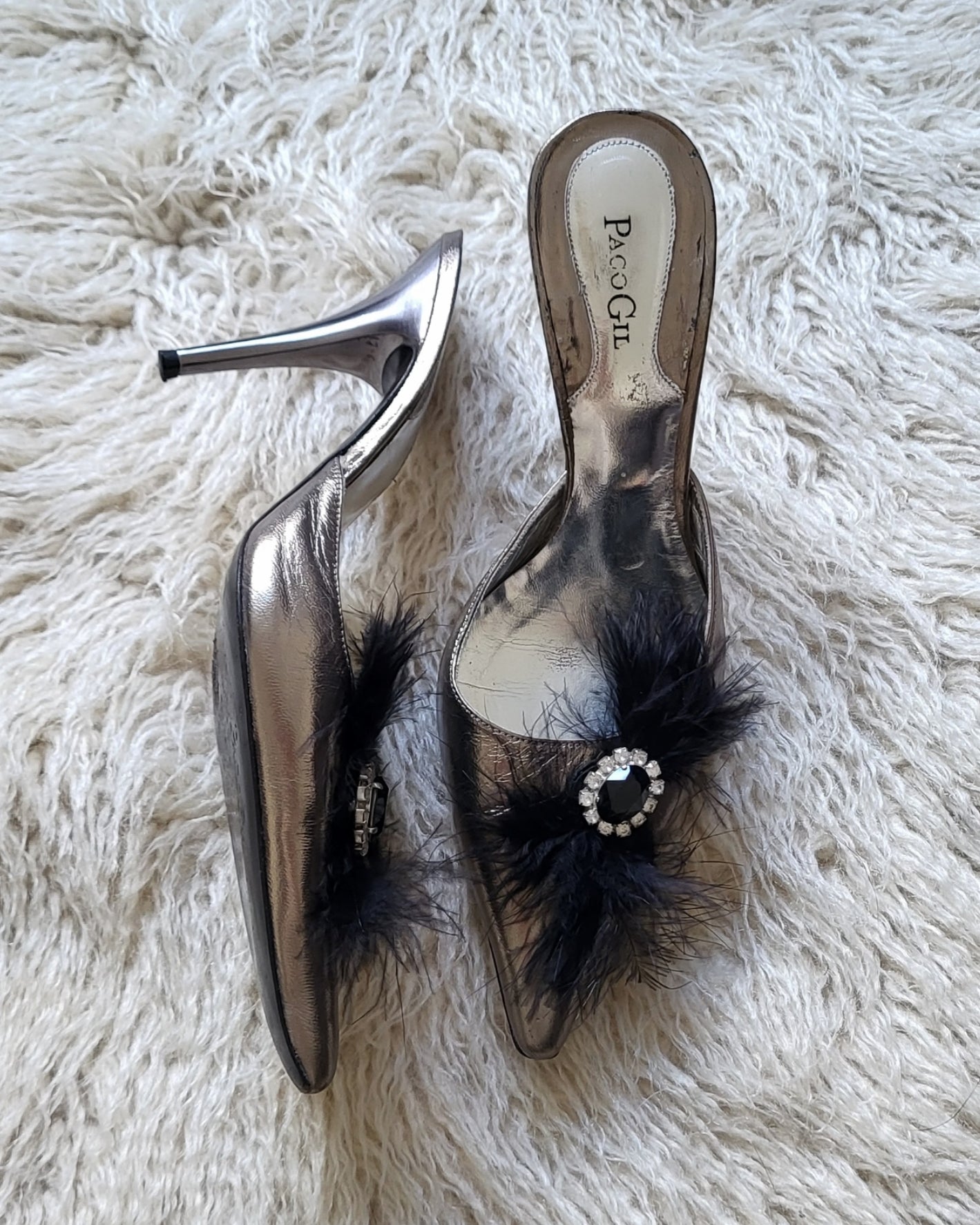 Feather mules. Size 37.5